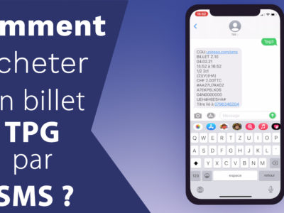billet tpg par sms