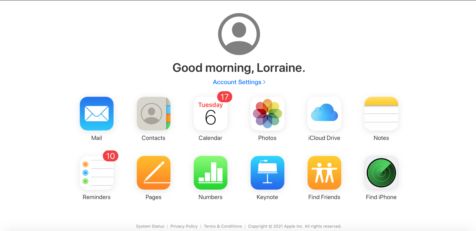 compte iCloud